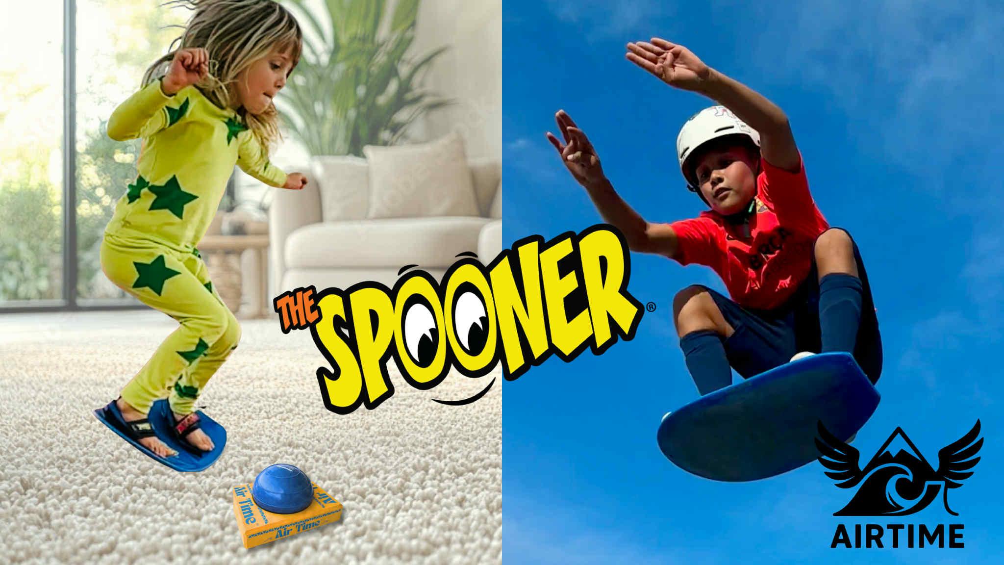 Kids learning new Spooner tricks